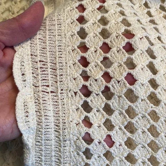 Handmade Boho Crochet Cardigan with Floral Embroidery - Picture 14 of 14